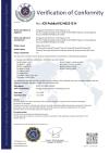 ICR Certificate  of Safety Light Curtain (CE marking)