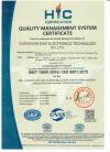 ISO Certificate of Safety Light Curtains