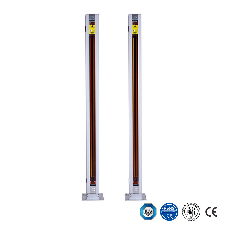 Vehicle Separation Light Curtain Equipped with Protective Cover