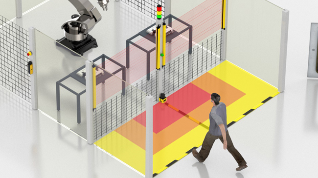 LiDAR is used to detect activity in a specific area