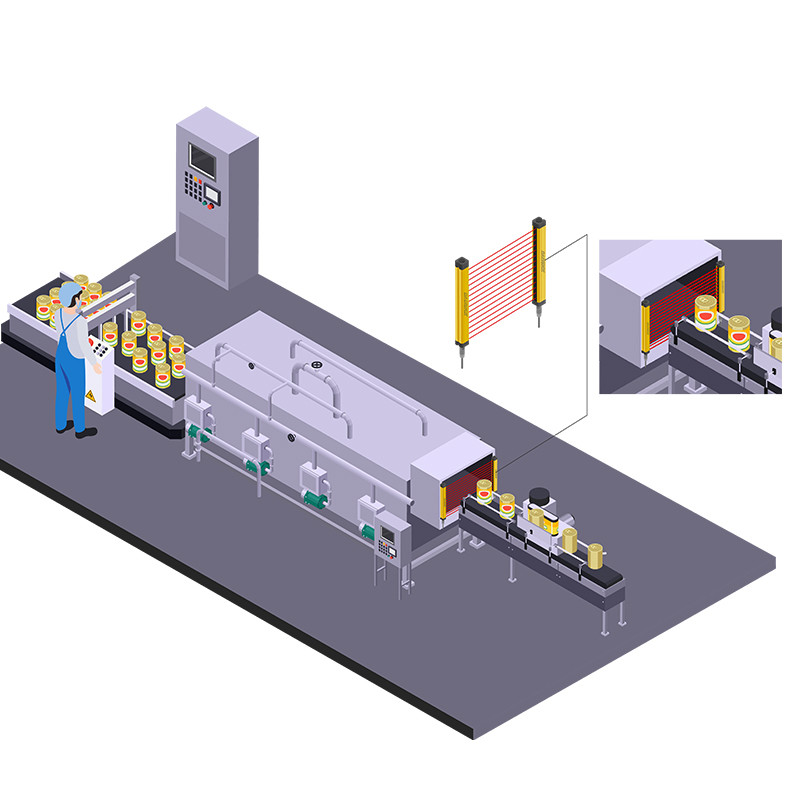 Application of Economical Safety Light Curtain in the Protection of Dangerous Points in Test Stations