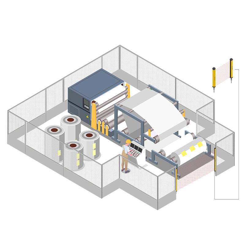 Safety Light Curtains Are Used to Protect Personnel from Mechanical Equipment