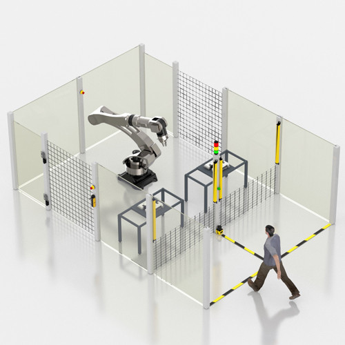 Safety Solutions for Robotic Welding Units: Obstacle Avoidance Safety Laser Scanner