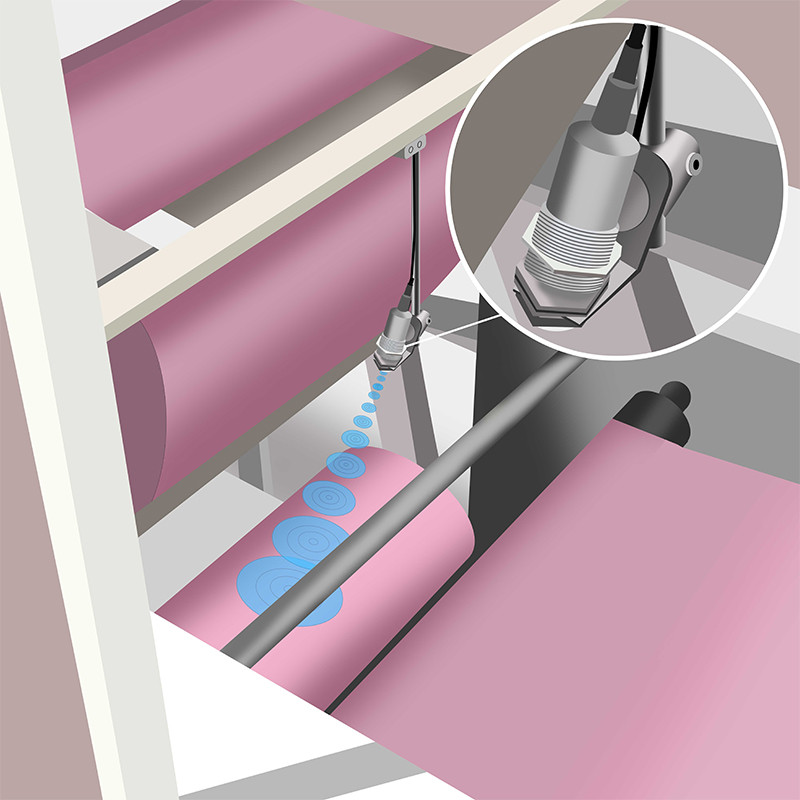 Application of CSB18 Ultrasonic Sensors in Roll Diameter Monitoring