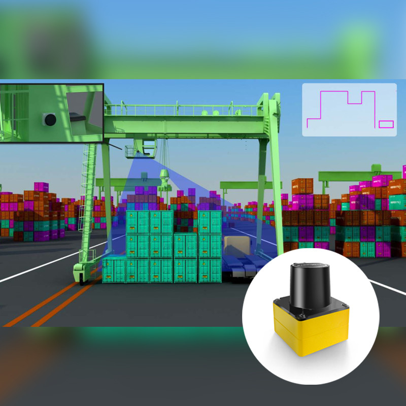 Collision Prevention Solution for Container Cranes Using LD-50G Safety Laser Scanner