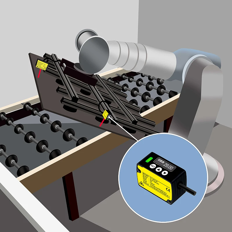 Laser displacement sensors