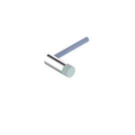 Sensore di prossimità induttivo | Cavo cilindrico non schermato precablato angolare LR6.5, Φ6.5mm, tipo ultracorto, 2M | DADISICK