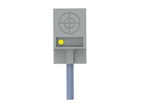 Czujnik zbliżeniowy indukcyjny kwadratowy | Typ kwadratowy 18x10mm 2-metrowy kabel LE18 wstępnie okablowany ekranowany | DADISICK