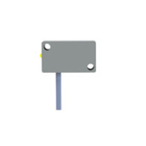 Square Inductive Proximity Sensor | LE28 Angle Pre-wired Non-shielded Square Type 28x16x10mm 2 Meter Cable | DADISICK