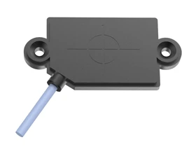 角型静電容量式近接センサー | 角型 42x25x6mm 2メートルケーブル CE25 配線済みシールド付き | DADISICK