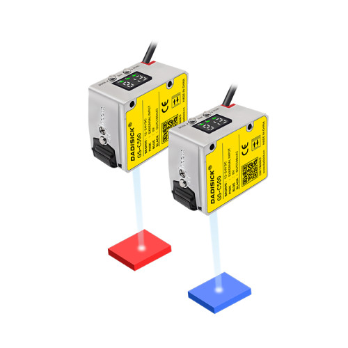 White LED Light Source Long-Range Color-Coded Sensors