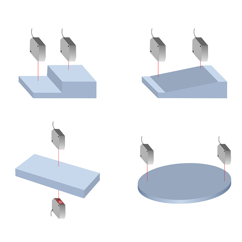 Multifunction laser displacement sensors