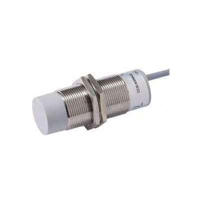 Capacitive Proximity Sensor | AC+DC Type Cylindrical M30 Brass Nickel Plated 2 Meter Cable CR30 Pre-wired Shielded and Non-shielded  | DADISICK