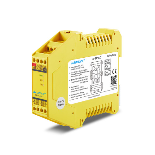 Economical Safety Relay LS-3A1B.C with 3NO and 1NC