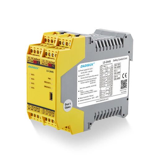 Safety relay LS-2A4S is configurable software safety control module