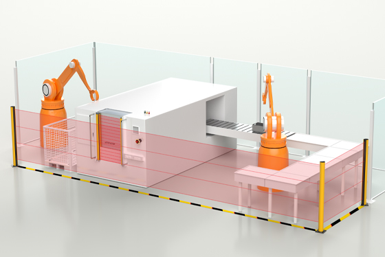 Multi-Sided Access Protection Light Grid