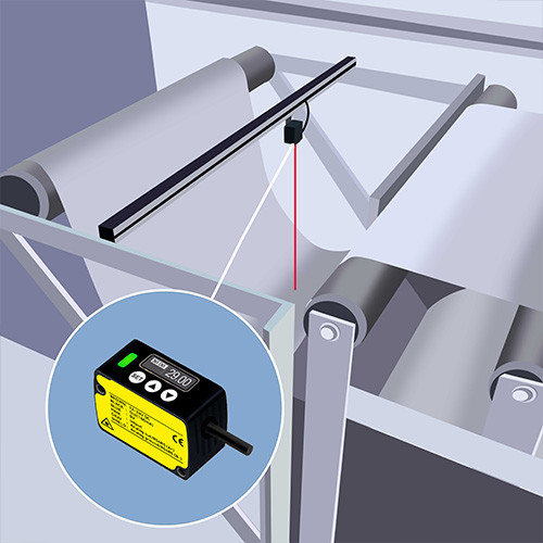 laser displacement sensor application: Meandering & Edge Detection