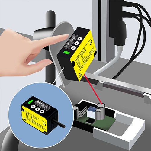 laser displacement sensor application: 2D Profile Measurement