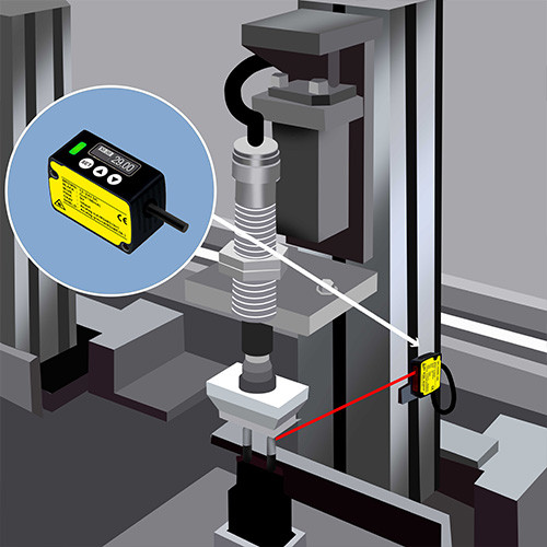 laser displacement sensor application: Deflection & Eccentricity