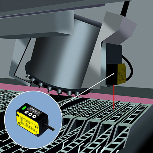 laser displacement sensor application: Vibration & Runout
