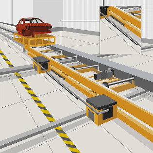 Industrielle Sicherheitsleiste