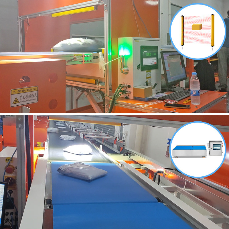 The perfect integration of measuring light curtains and dynamic checkweighers
