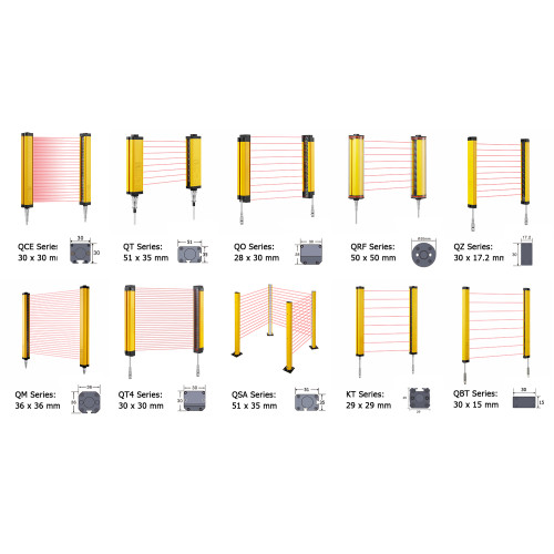 DADISICK Safety Light Curtain Series Comparison Guide