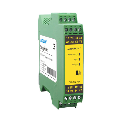 Safety Relay DK-Ter-A Series with automatic and manual reset configurations