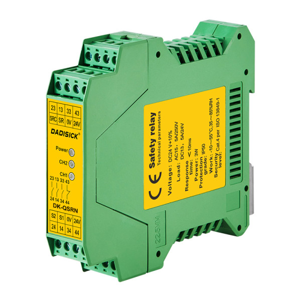 Safety Relays DK-QSRN & DK-QSRP series specifically designed for safety light curtains