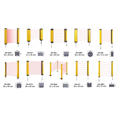DADISICK Safety Light Curtain Series Comparison Guide