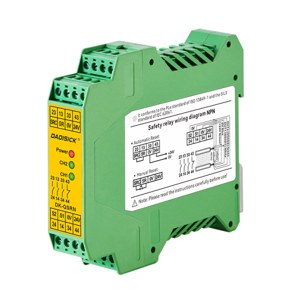 Safety Relays DK-QSRN & DK-QSRP series specifically designed for safety light curtains