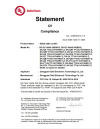 UL Certificate of Safety Light Curtain (FCC Official limits)