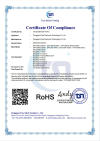 RoHS Certificate of Ultrasonic sensors