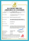 UDEM Certificate of Safety Light Curtain