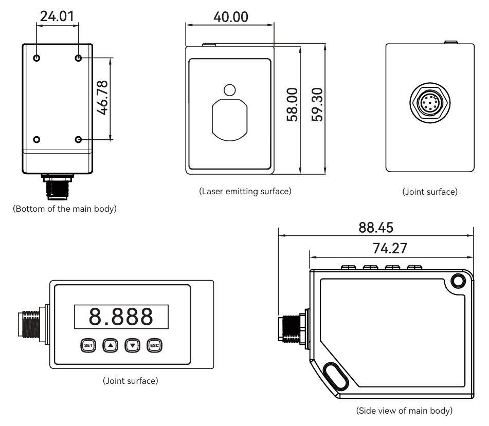 Measuring sensor DK-DA-Y & DK-DB-Y series