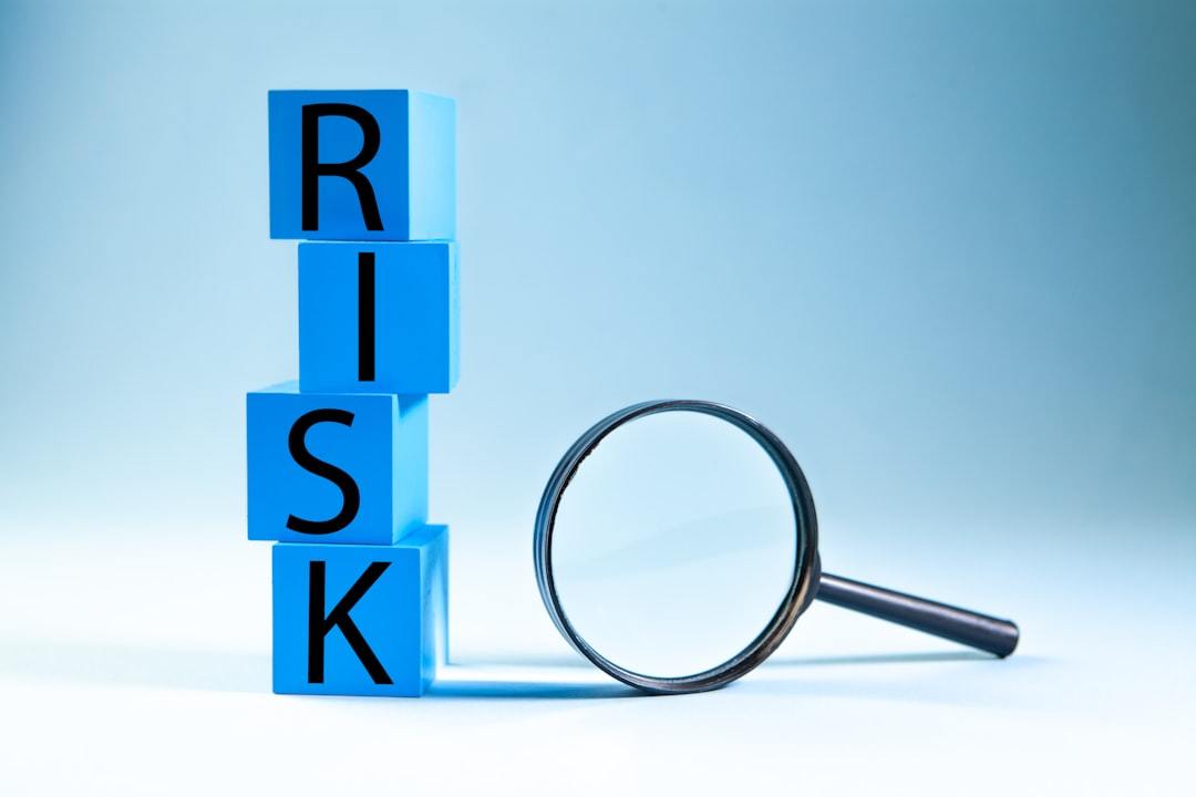 Risk assessment blocks with magnifying glass - functional safety evaluation concept