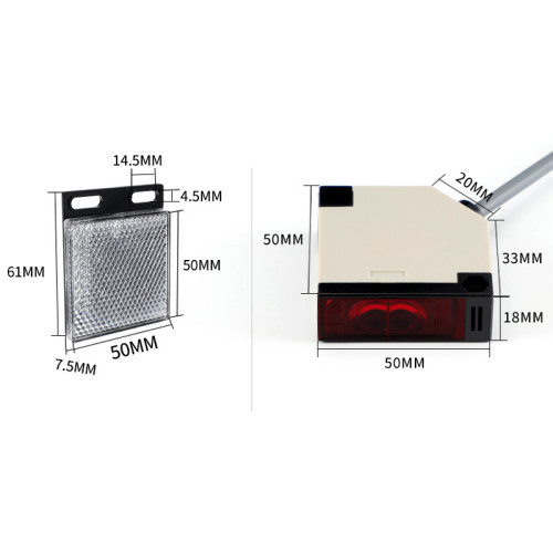 DK-GF18-400J-ZAA Retroreflective Photoelectric Sensor