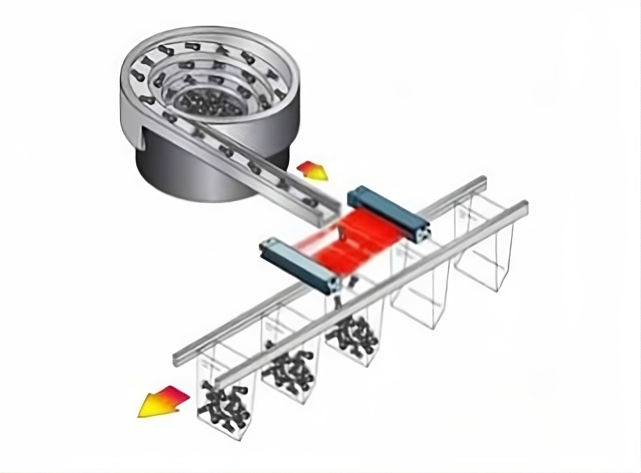 Application of Measuring Light Curtain in Automatic Counting and Packaging Monitoring of Small Screws