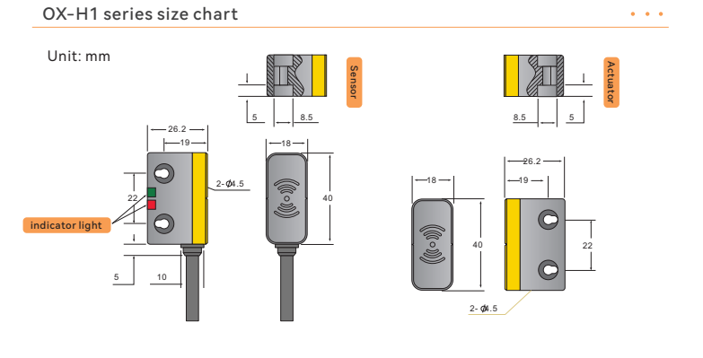 OX-H1 Series Size Chart