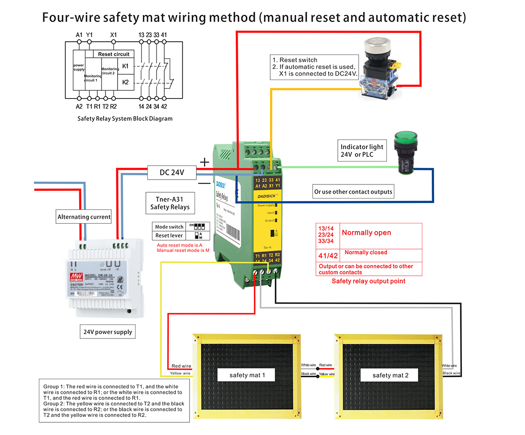 safety relay wiring diagram