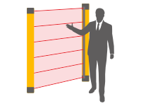 Arm protection light curtain