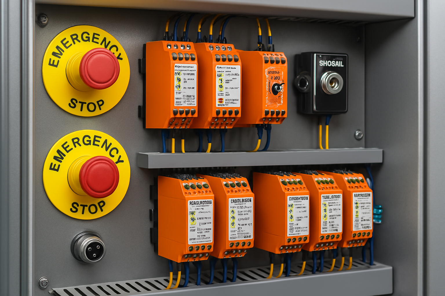 Dual-Channel Safety Relay Wiring