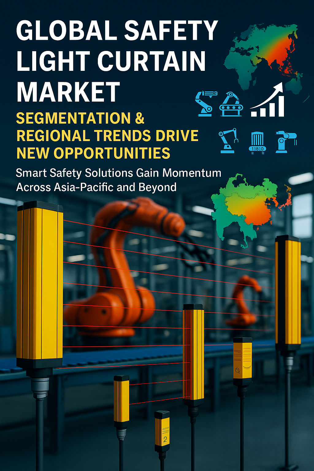 Safety Light Curtain Market by Region and Type - Illustration