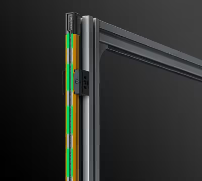 The green light will light up at intervals when dirt is attached or the optical axis is offset.