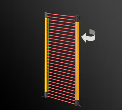 After fine-tuning the rotation direction, all green lights will light up