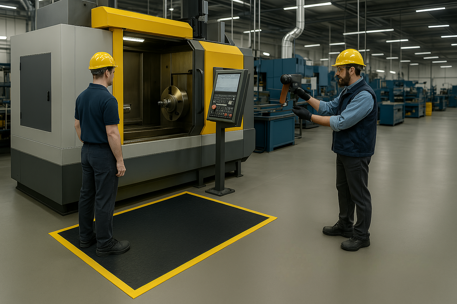 Industrial Safety Mats in Action