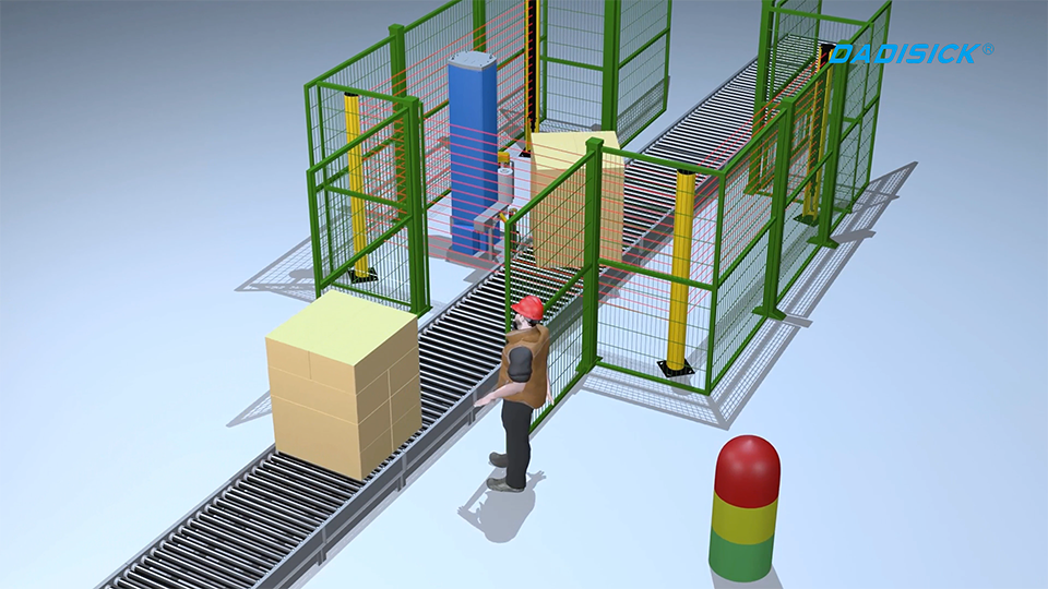 Safety Light Curtain for Automated Production Line