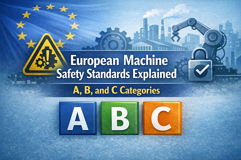 European Machine Safety Standards Explained: A, B, and C Categories