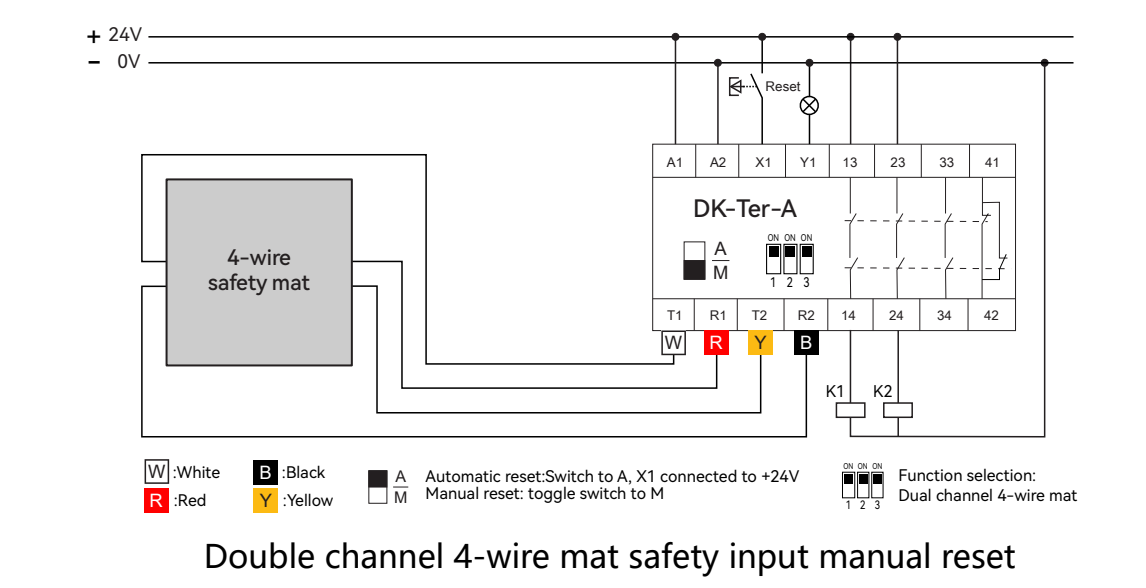 Non Isolated Safety Protection Of Single Safety Mat