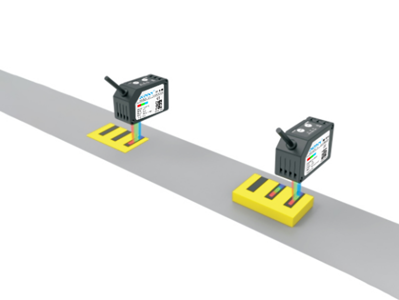 DK-GS-101 detects the color on the packaging box